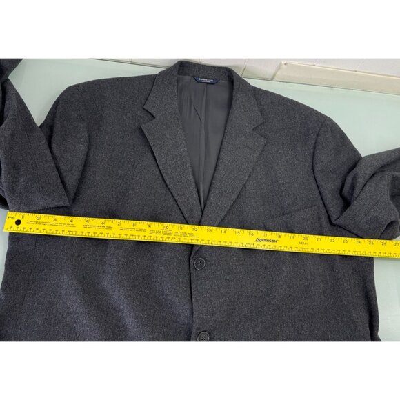 Brooks Brothers 346 Sport Coat Jacket Blazer 50R Three Button Gray 100% Wool - Picture 6 of 9